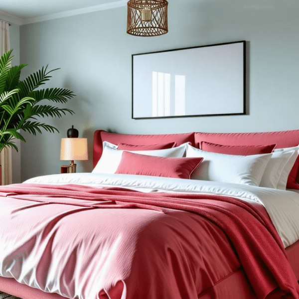 How do you create an affordable bedroom that looks like a luxurious retreat?